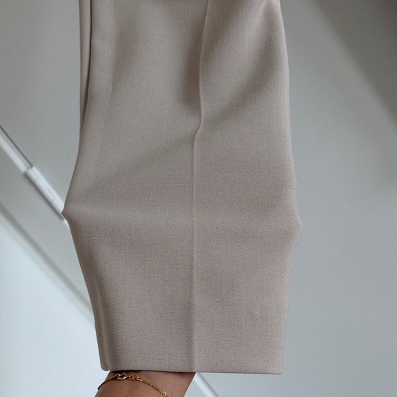 Max Mara Beige/Taupe Stretch Ankle Pants NWT - Picture 8 of 16
